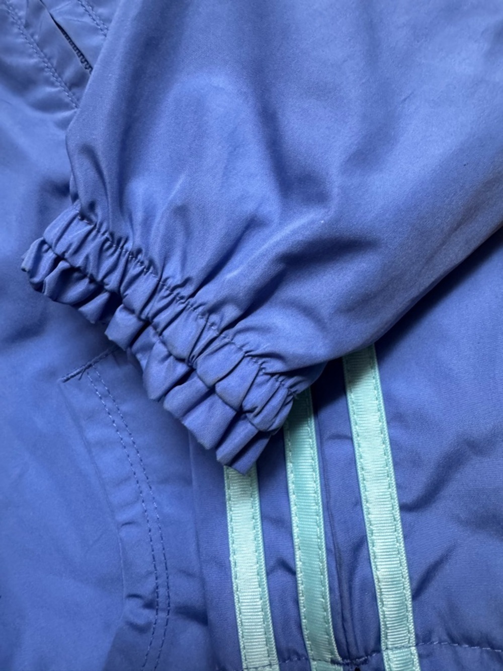adidas Mint and Blue Lightweight Jacket - Picture 3 of 8